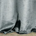 Zasłona ELLENI z lśniącego welwetu  zdobiona brokatem - 140 x 250 cm - grafitowy 3