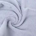 EVA MINGE Ręcznik JULITA gładki z miękką szenilową bordiurą - 50 x 90 cm - srebrny 5