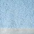 Ręcznik z delikatną bordiurą - 50 x 90 cm - niebieski 2