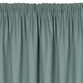 Zasłona LENA z falbaną z tkaniny o płóciennym splocie - 140 x 320 cm - miętowy 6