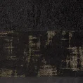 DIVA LINE Ręcznik LEYA z żakardową bordiurą z nowoczesnym złotym wzorem - 70 x 140 cm - czarny 2