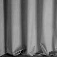 DESIGN 91 Zasłona ROSA z jednokolorowego miękkiego welwetu - 140 x 270 cm - stalowy 3