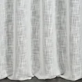 Zasłona LIREN w stylu eko o ozdobnym splocie - 140 x 270 cm - biały 3