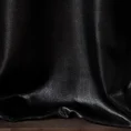 Żakardowa zasłona o widocznym splocie z delikatnym połyskującym nadrukiem - 140 x 250 cm - czarny 3