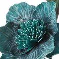 DALIA kwiat dekoracyjny na gałązce z plastycznej pianki foamiran - ∅ 18 x 60 cm - turkusowy 2