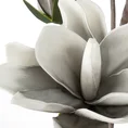 MAGNOLIA  kwiat sztuczny dekoracyjny z plastycznej pianki foamirian - ∅ 17 x 59 cm - popielaty 2