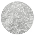 Podkładka okrągła WIKI z ażurowym wzorem srebrna - ∅ 38 cm - srebrny 1