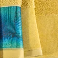 EWA MINGE Komplet ręczników CAMILA w eleganckim opakowaniu, idealne na prezent! - 2 szt. 70 x 140 cm - musztardowy 4