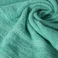 Ręcznik ELMA o klasycznej stylistyce z delikatną bordiurą w formie sznurka - 30 x 50 cm - miętowy 5