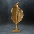 Kalia kwiat figurka dekoracyjna złota - 7 x 14 x 35 cm - złoty 1