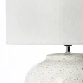 Lampka stołowa RUBI na  ceramicznej podstawie z abażurem z matowej tkaniny - ∅ 42 x 61 cm - kremowy 2