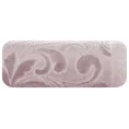 Ręcznik z żakardowym wzorem - 70 x 140 cm - liliowy 3