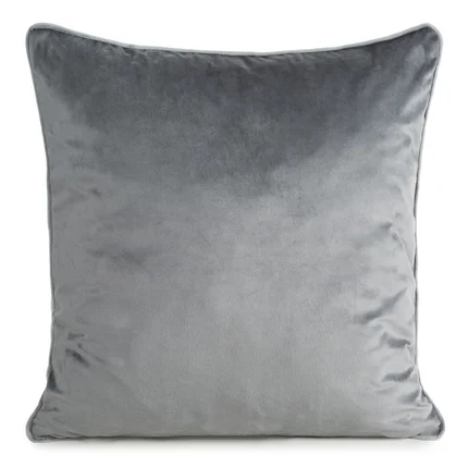 Poszewka GAJA 2 z welwetu o delikatnym połysku z ozdobną lamówką Poszewka GAJA 2 z welwetu o delikatnym połysku z ozdobną lamówką - 60 x 60 cm