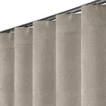 Zasłona DORA z gładkiej i miękkiej w dotyku tkaniny o welurowej strukturze - 360 x 280 cm - beżowy 7
