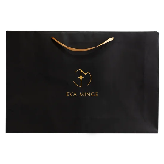 Elegancka torba prezentowa EWA MINGE - 36 x 12 x 44 cm - czarny
