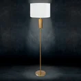 LIMITED COLLECTION Lampa stojąca BLANCA 7 na metalowej podstawie z welwetowym abażurem - ∅ 43 x 157 cm - biały 1