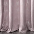 Zasłona CHILL z miękkiego welwetu ze srebrnym nadrukiem - 140 x 250 cm - pudrowy róż 3