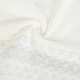 Ręcznik z ozdobną bordiurą z dodatkiem cyrkonii - 70 x 140 cm - kremowy 5
