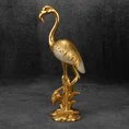 Flaming  figurka srebrno-złota bogato zdobiona, styl orientalny - 16 x 10 x 36 cm - złoty 1