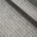 Bieżnik LIZZY z tkaniny bawełnianej ze strukturalnym wzorem - 40 x 140 cm - srebrny 4