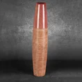 Dwukolorowy wazon ELDA z glinki ceramicznej - ∅ 17 x 80 cm - czerwony 1