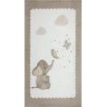 Dywan BABY do pokoju dziecięcego z motywem słonika i różowych chmurek - 80 x 150 cm - beżowy 2