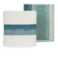 Komplet ręczników TRIS w pasy z efektem cieniowania - 37 x 25 x 10 cm - niebieski 3