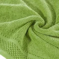 Ręcznik CARLO  z bordiurą z ażurowym wzorem - 50 x 90 cm - oliwkowy 5