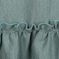 Zasłona LENA z falbaną z tkaniny o płóciennym splocie - 140 x 320 cm - miętowy 14