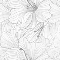 EUROFIRANY CLASSIC Komplet pościeli z wysokogatunkowej satyny bawełnianej z motywem kwiatów zentangle - 140 x 200 cm - biały 4
