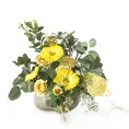 KRWAWNIK kwiat sztuczny dekoracyjny - dł. 90 cm śr. kwiat 6 cm - żółty 3