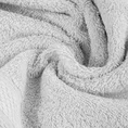 Ręcznik ALTEA z bordiurą z melanżowym pasem w stylu eko - 70 x 140 cm - jasnopopielaty 5