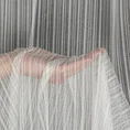Firana NOELIA z tkaniny w prążki przeplatane  błyszczącą nicią - 300 x 250 cm - biały 7