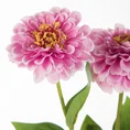 CYNIA WYTWORNA kwiat sztuczny dekoracyjny z płatkami z jedwabistej tkaniny - ∅ 11 x 52 cm - liliowy 2