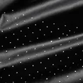 Zasłona ARIADNA z welwetu zdobiona lśniącymi diamencikami - 140 x 250 cm - czarny 7