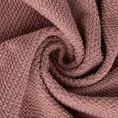 Ręcznik RISO o ryżowej strukturze podkreślony bordiurą frotte - 30 x 50 cm - pudrowy róż 5
