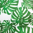 Zasłona SAMANTHA z nadrukiem liści monstery - 140 x 250 cm - zielony 5
