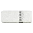 Ręcznik RIVA chłonny i wytrzymały z przeplataną bordiurą - 30 x 50 cm - biały 3