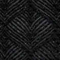 EUROFIRANY PREMIUM Narzuta z welwetu  z wytłaczanym wzorem i dodatkiem brokatu - 170 x 210 cm - czarny 4