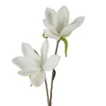 MAGNOLIA  kwiat sztuczny dekoracyjny z pianki foamirian - ∅ 17 x 70 cm - biały 1