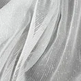 Firana KELLY o strukturze drobnego deszczyku  przetykana srebrną nicią - 140 x 250 cm - biały 11