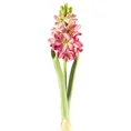 HIACYNT kwiat sztuczny dekoracyjny - dł. 50 cm dł. kwiat 13 cm - amarantowy 1