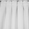 Zasłona MILAN jednokolorowa z tkaniny zaciemniającej typu blackout - 140 x 300 cm - biały 10