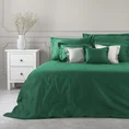 NOVA COLOUR Poszewka na poduszkę bawełniana z satynowym połyskiem - 40 x 40 cm - butelkowy zielony 4