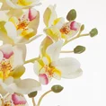 STORCZYK WIELOKWIATOWY kwiat sztuczny dekoracyjny z płatkami z jedwabistej tkaniny - ∅ 5 x 77 cm - biały 2