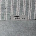 TERRA COLLECTION Komplet pościeli PALERMO 9 z wzorem w paseczki z delikatnie marszczonej tkaniny - 220 x 200 cm - jasnoniebieski 15