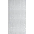 Tkanina firanowa grubsza etamina zdobiona błyszczącym wzorem - 300 cm - biały 8