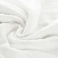Ręcznik klasyczny podkreślony żakardową bordiurą w pasy - 50 x 90 cm - biały 5