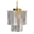 Lampa DALIA z prostokątnymi szklanymi zawieszkami - ∅ 32 x 40 cm - złoty 7