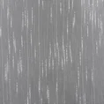 Firana NESSI o strukturze siatki z deszczykiem, w stylu eko - 140 x 250 cm - biały 9
